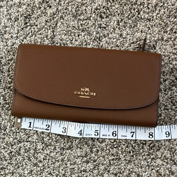 Coach Tan Leather Wallet - Picture 7 of 8